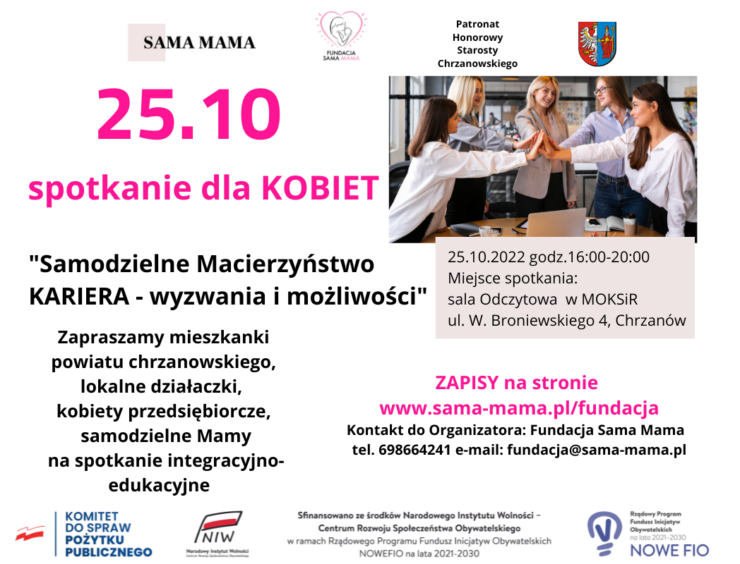 spotkanie dla kobiet 25.10.22